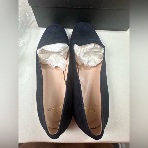 J. Crew Suede Dark Navy Smoking Slipper Size 9.5 NIB - Picture 6 of 7
